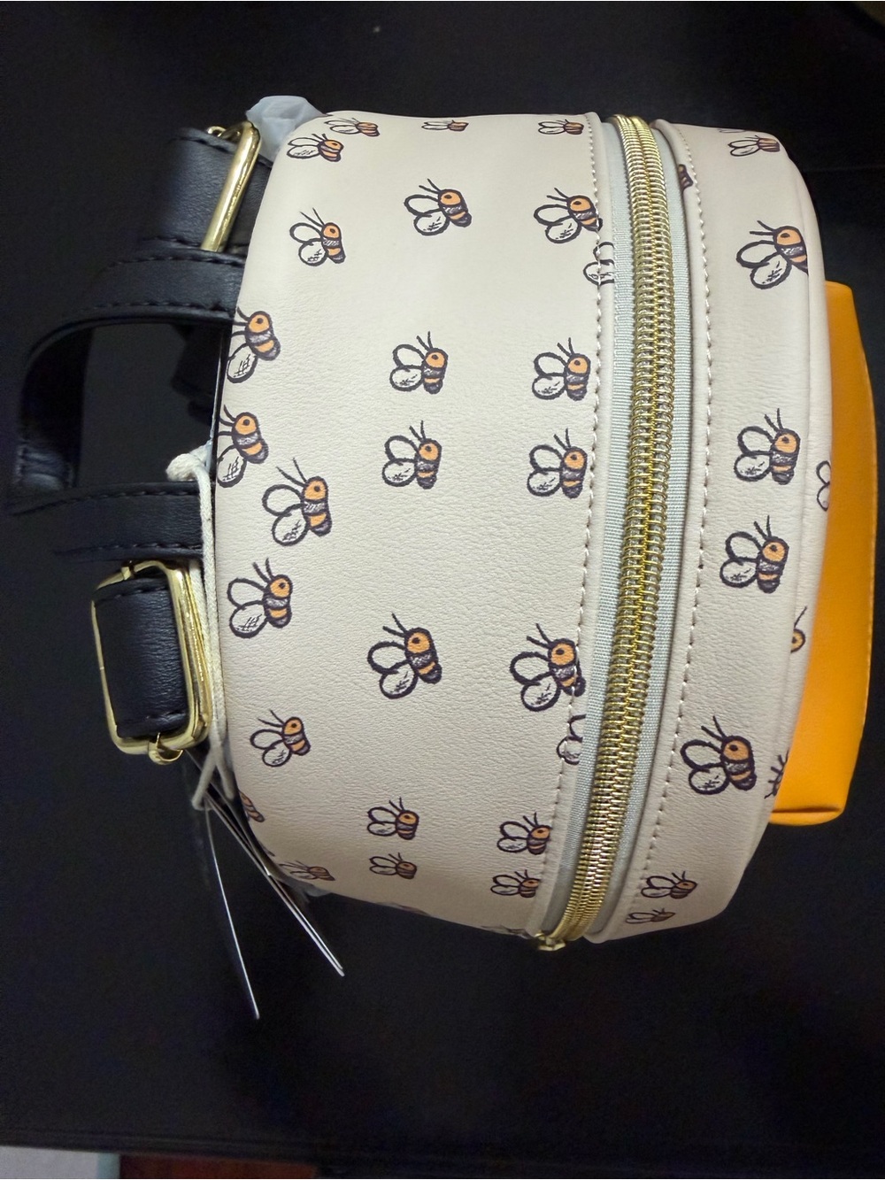 Disney Winnie the Pooh Honey Drip Mini Backpack - Cream/Yellow - Picture 9 of 10